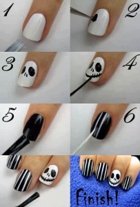 Halloween nail art